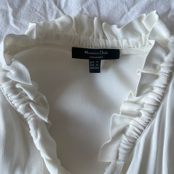 Massimo Dutti Bow Tie Blouse - Picture 4 of 5